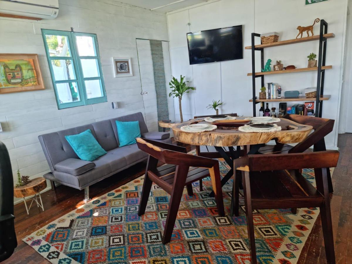 Cabana Con Muelle Privado En La Laguna De 巴卡拉尔 外观 照片
