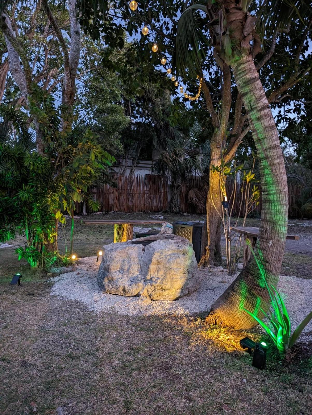 Cabana Con Muelle Privado En La Laguna De 巴卡拉尔 外观 照片